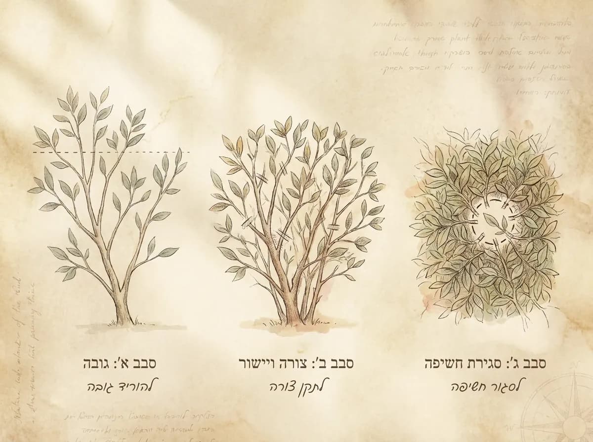 איך מתכננים את הגיזום הבא וסוגרים את החשיפה