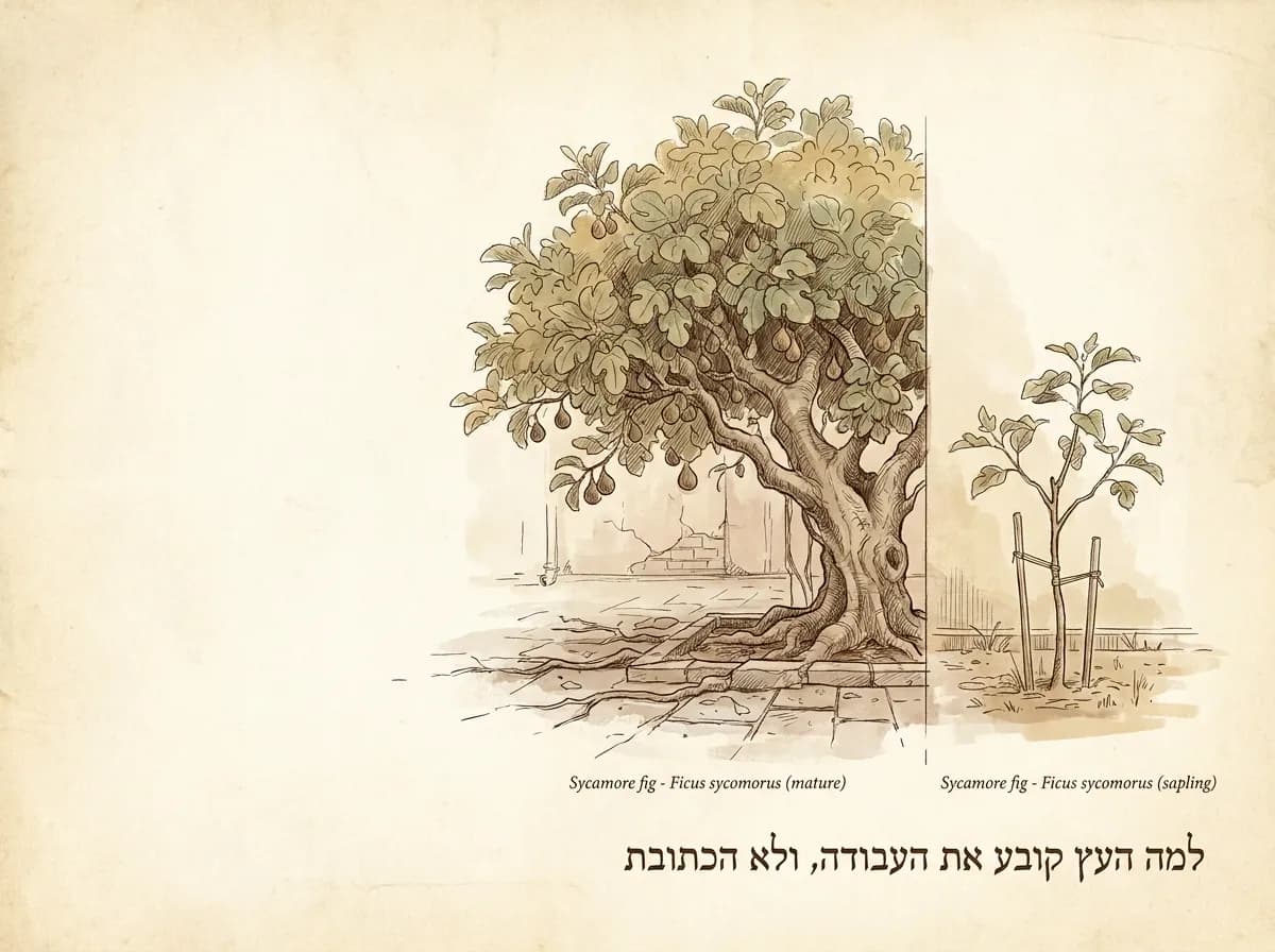 למה העץ קובע את העבודה, ולא הכתובת